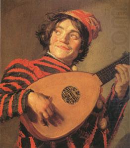 Frans Hals Jester with a Lute (mk05) china oil painting image